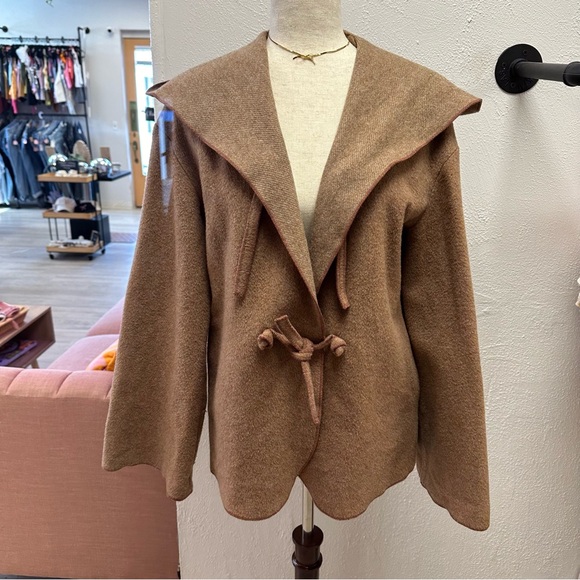 Vintage wool hooded jacket Quatre by de Chambs - Picture 8 of 8